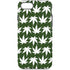 Marijuana Leaf White Pattern iPhone Cases